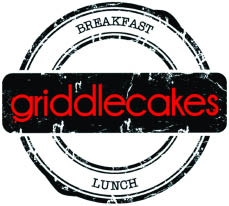 griddlecakes - rainbow logo