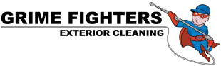 grime fighters exterior cleaning logo