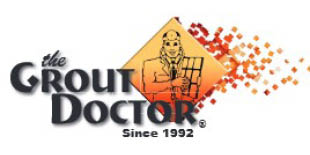 m&d the grout doctor logo