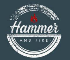 hammer & fire restaurant-the alloy hotel logo