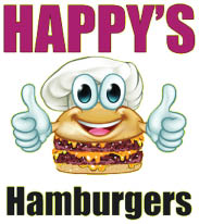 happy's hamburgers logo