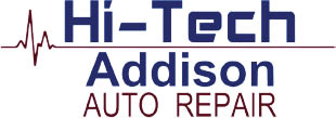 hi tech addison auto repair logo