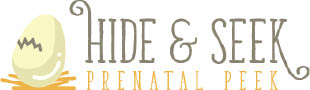 hide & seek prenatal peek logo