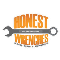 honest wrenches automotive repair logo