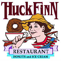 huck finn restaurant logo