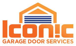 iconic garage door services logo