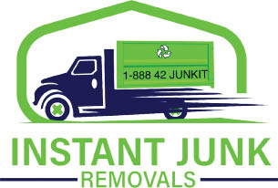 instant junk removal logo