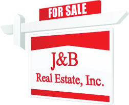 j&b real estate, inc. logo
