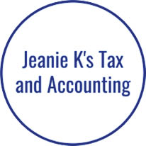 jeanie k's tax and accounting logo