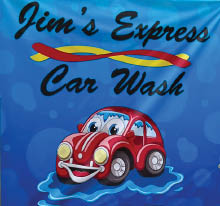 jim's express car wash logo