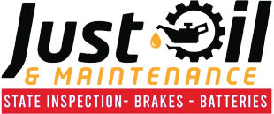 just oil and car maintenance logo