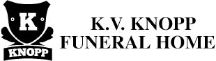 k.v. knopp funeral home logo