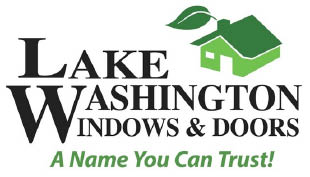 lake wa windows & doors - north ^ + ~ logo