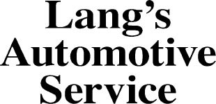 lang's automotive service logo