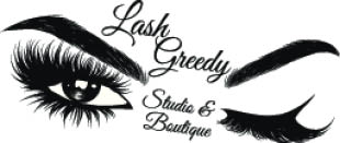lash greedy studio & boutique logo