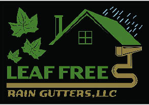 leaf free rain gutters logo