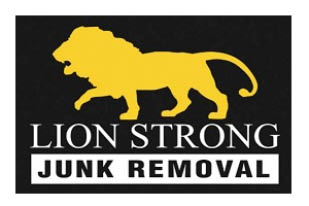lion strong junk removal logo