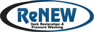 renew deck restoration & pressure washing logo