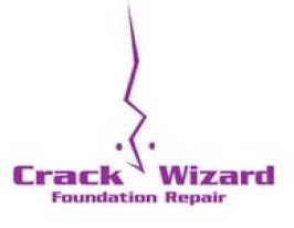 crack wizard foundation repair logo