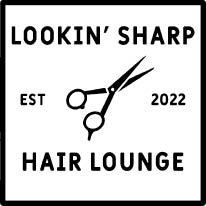lookin' sharp hair lounge logo