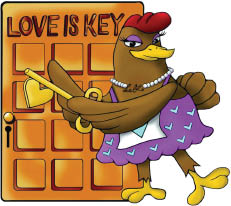love is key logo