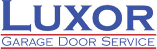 luxor garage door service logo
