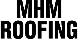 mhm roofing and construction logo