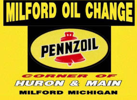 milford oil change logo