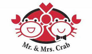 mr. & mrs. crab logo