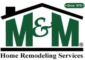 m&m home remodeling services logo