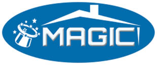 magic roofing & siding logo