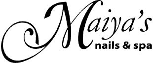 maiya's nails & spa (roland) logo
