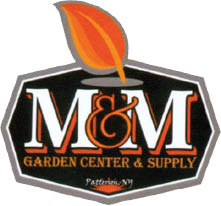 m and m garden center logo