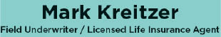 mark kreitzer, field underwriter, w890029 logo