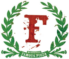 marshfield famous pizza logo