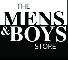 men and boys store logo