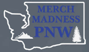 merch madness pnw + logo
