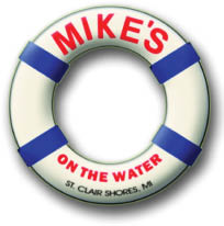mike's on the water logo