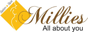 millie's all about you salon & spa inc. logo