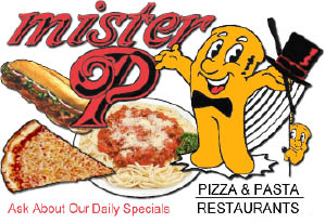 mr. p pizza & pasta logo