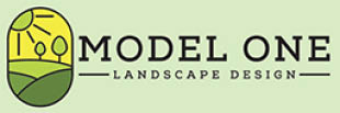 model one landscaping logo