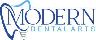 modern dental arts logo