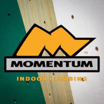 momentum indoor climbing logo