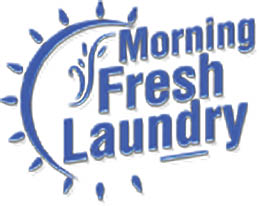 morning fresh laundromat logo