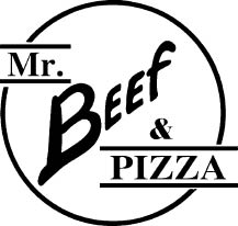 mr. beef & pizza / mt prospect logo