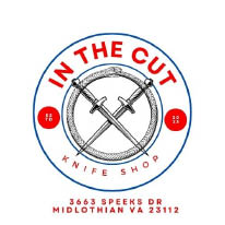 in the cut knife shop logo