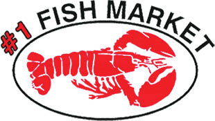 number one fish market logo