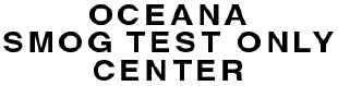 oceana smog test only center logo