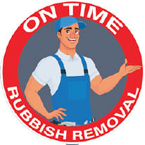 on time rubbish removal logo