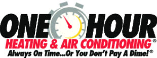 one hour heating & air conditioning logo